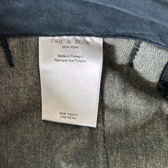 Sofie Wide Leg Cotton Chino In Navy - Picture 12 of 13